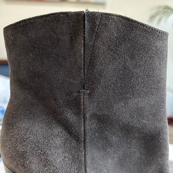 Vince ervying grey suede ankel boots womens size 6 - Picture 7 of 10